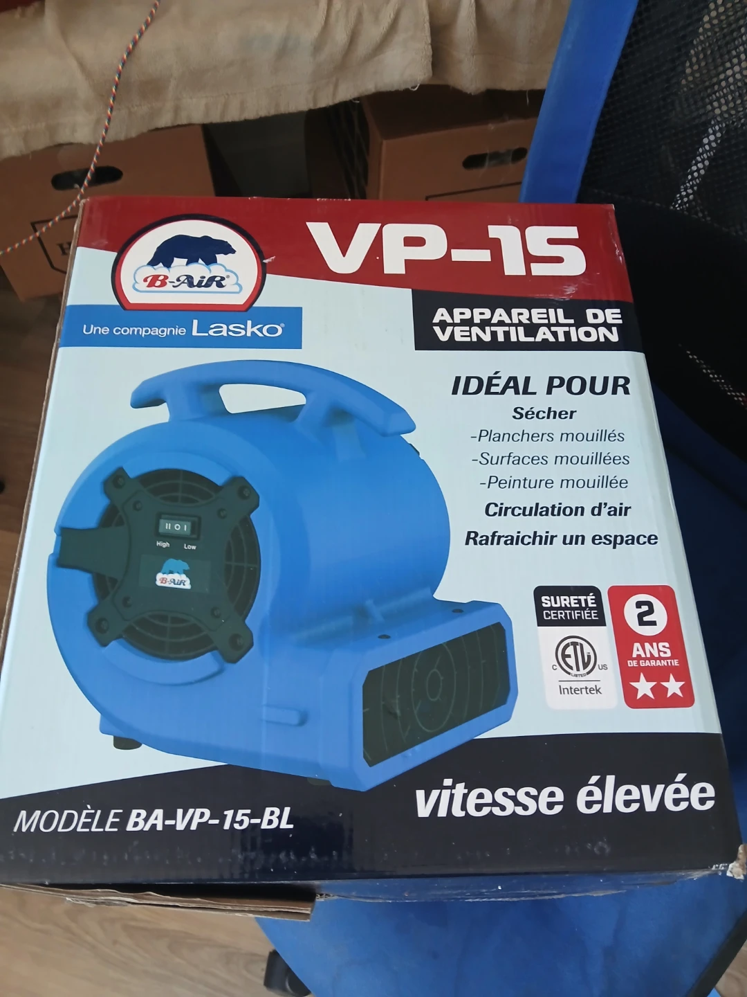 B-Air VP-15 Blower Dryer