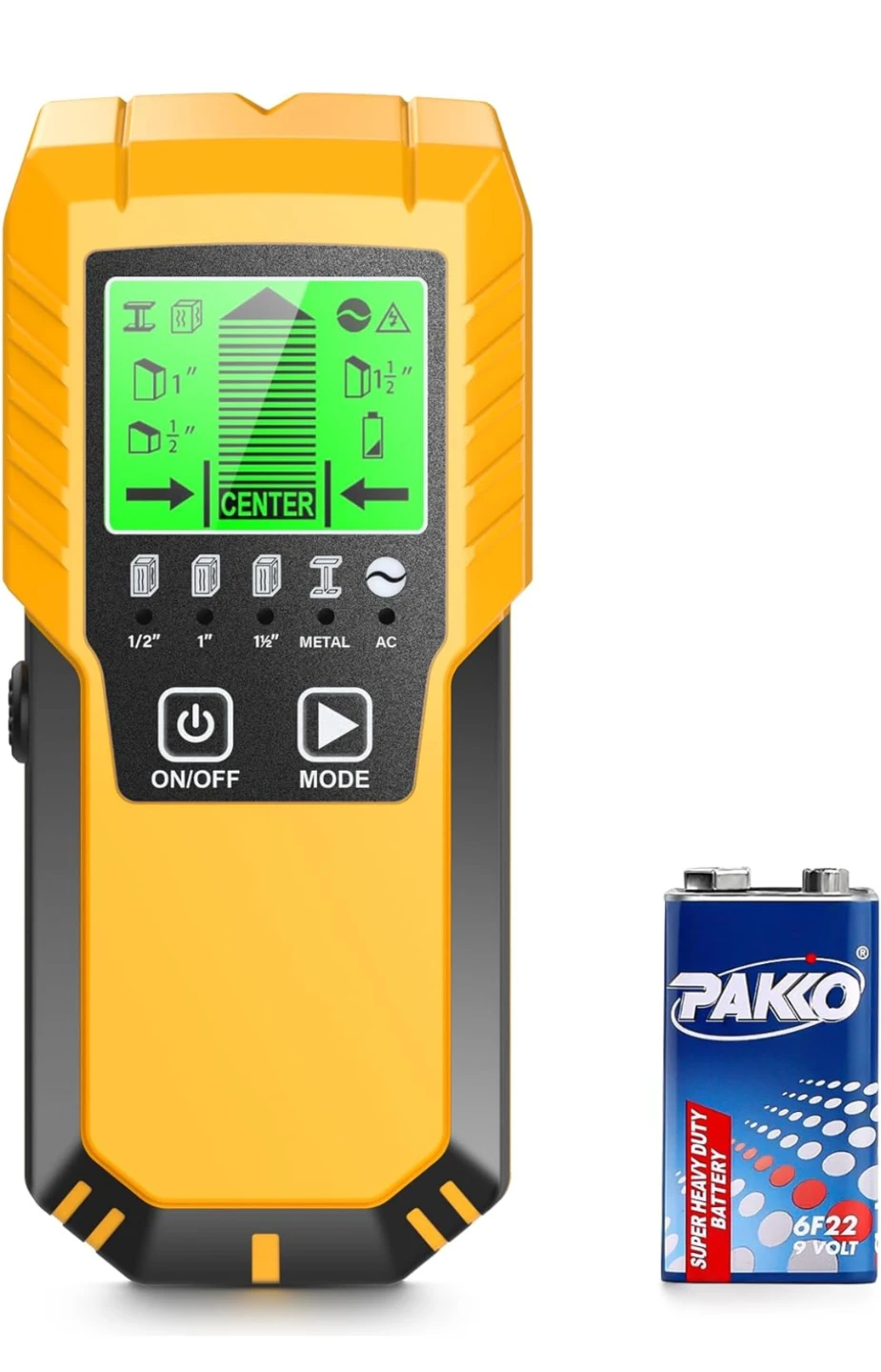 Yellow Digital Wall Stud Finder - photo 2