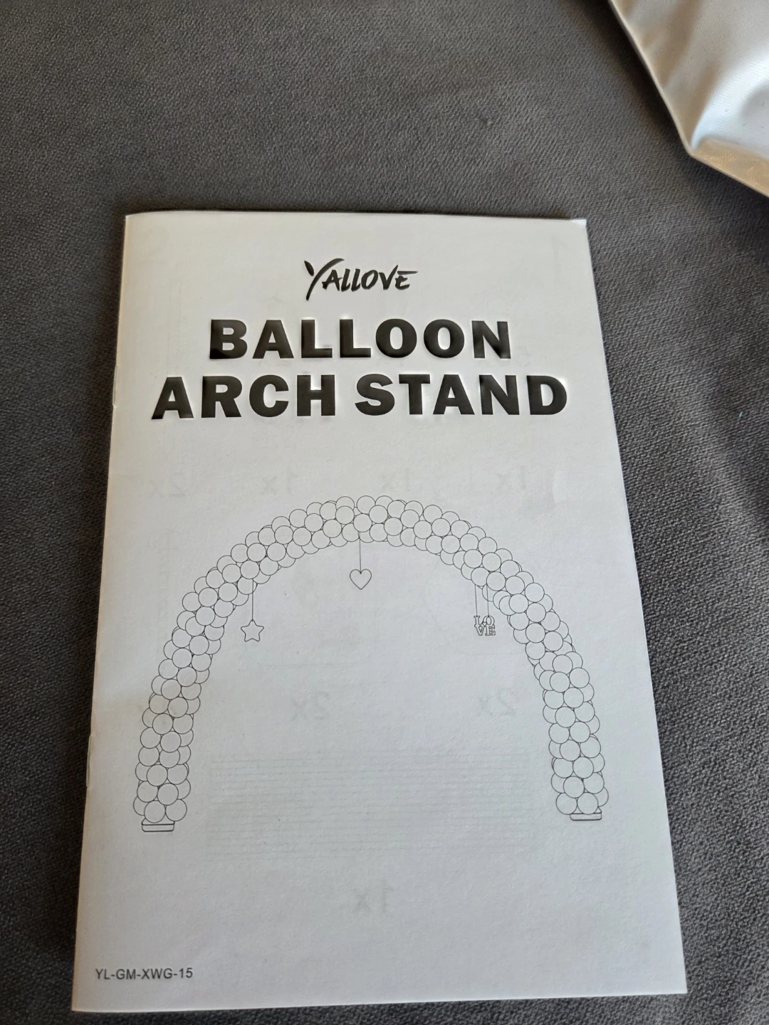 YALLOVE Balloon Arch Stand Kit