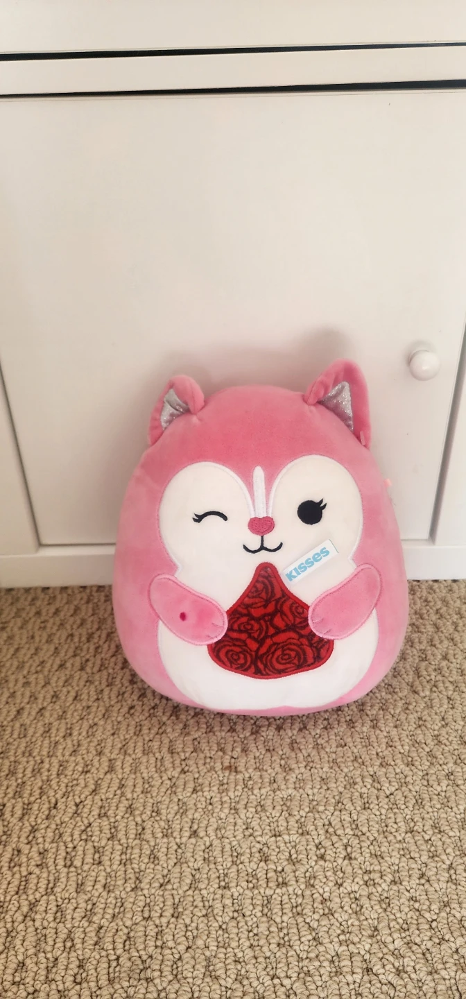 Pink Fox Plush "Kisses" Squishmallow
