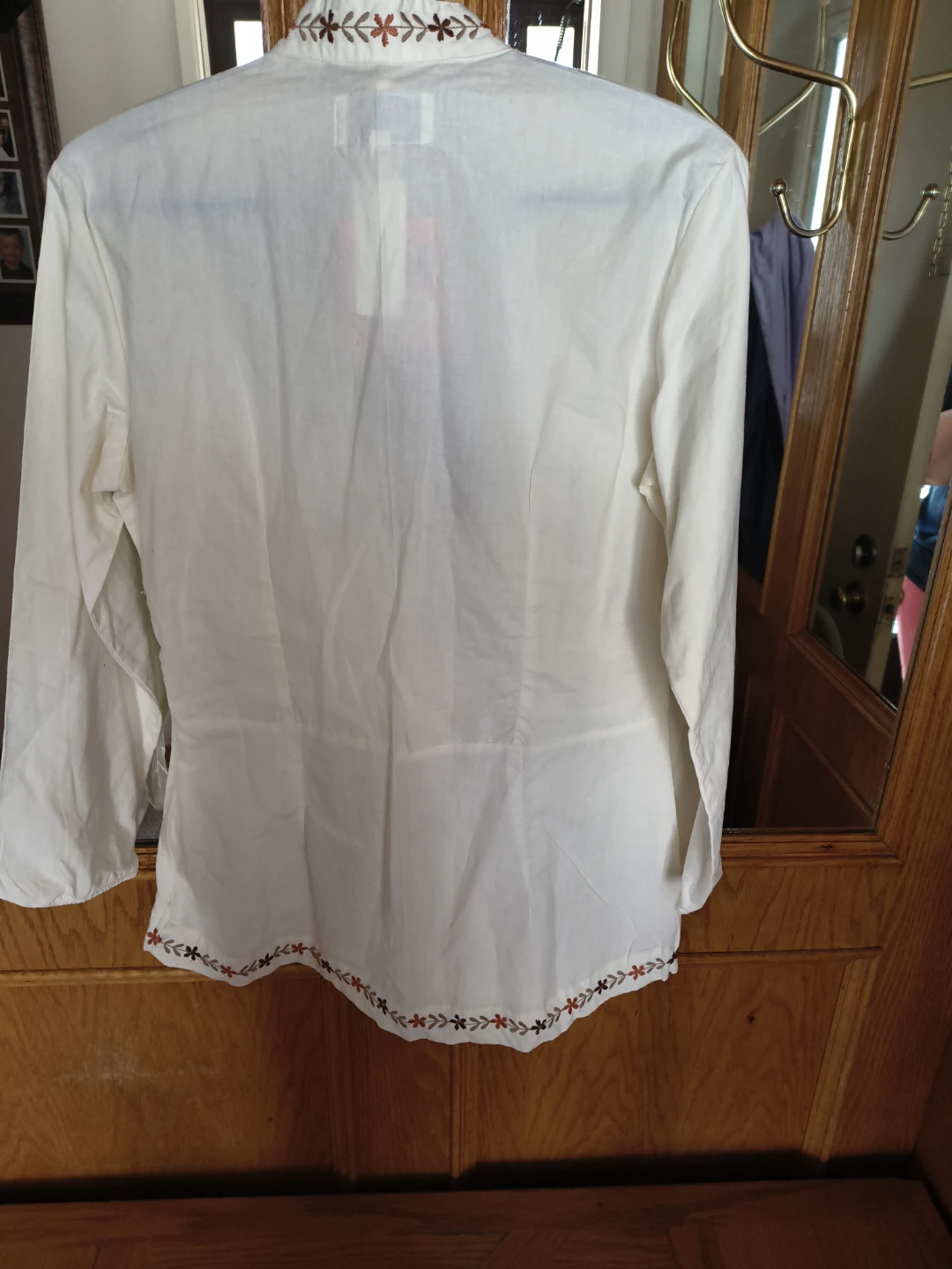 Panhandle Slim Embroidered Blouse Size M - photo 5