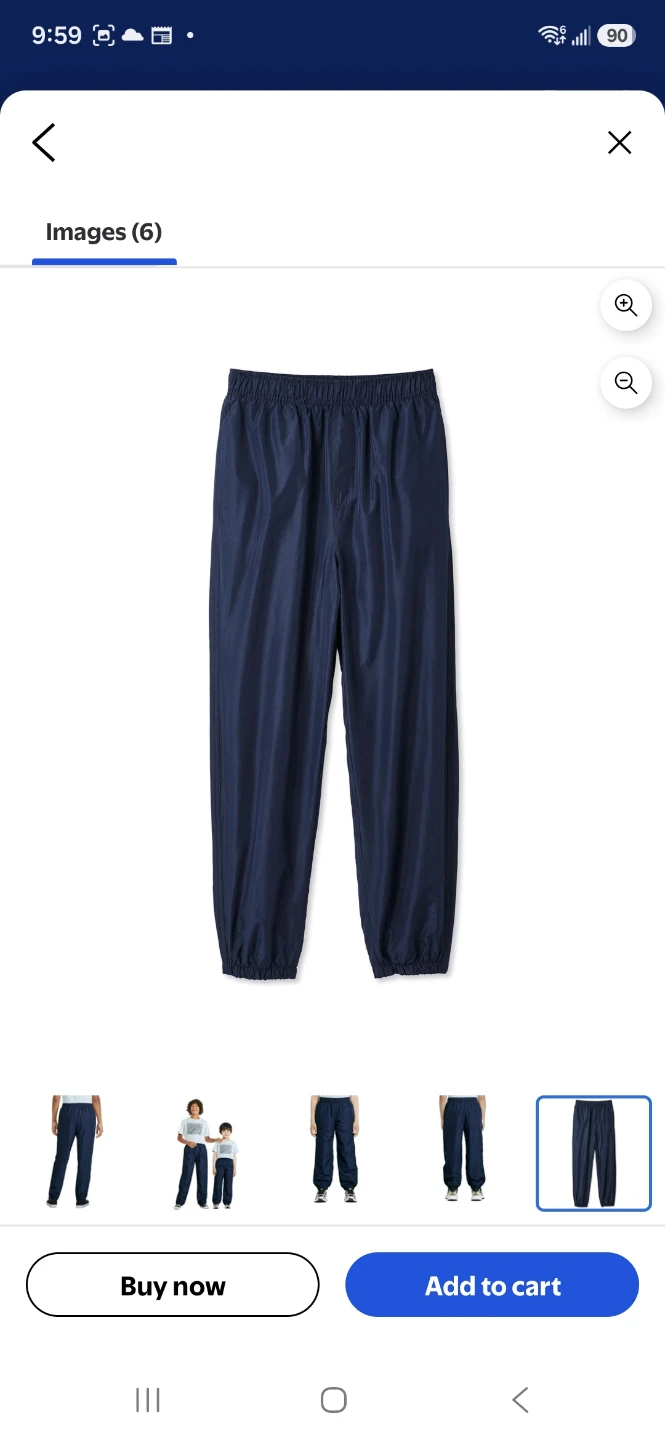 Boys' Navy Blue Splash Pants