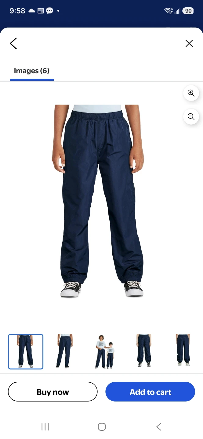 Boys' Navy Blue Splash Pants - photo 2