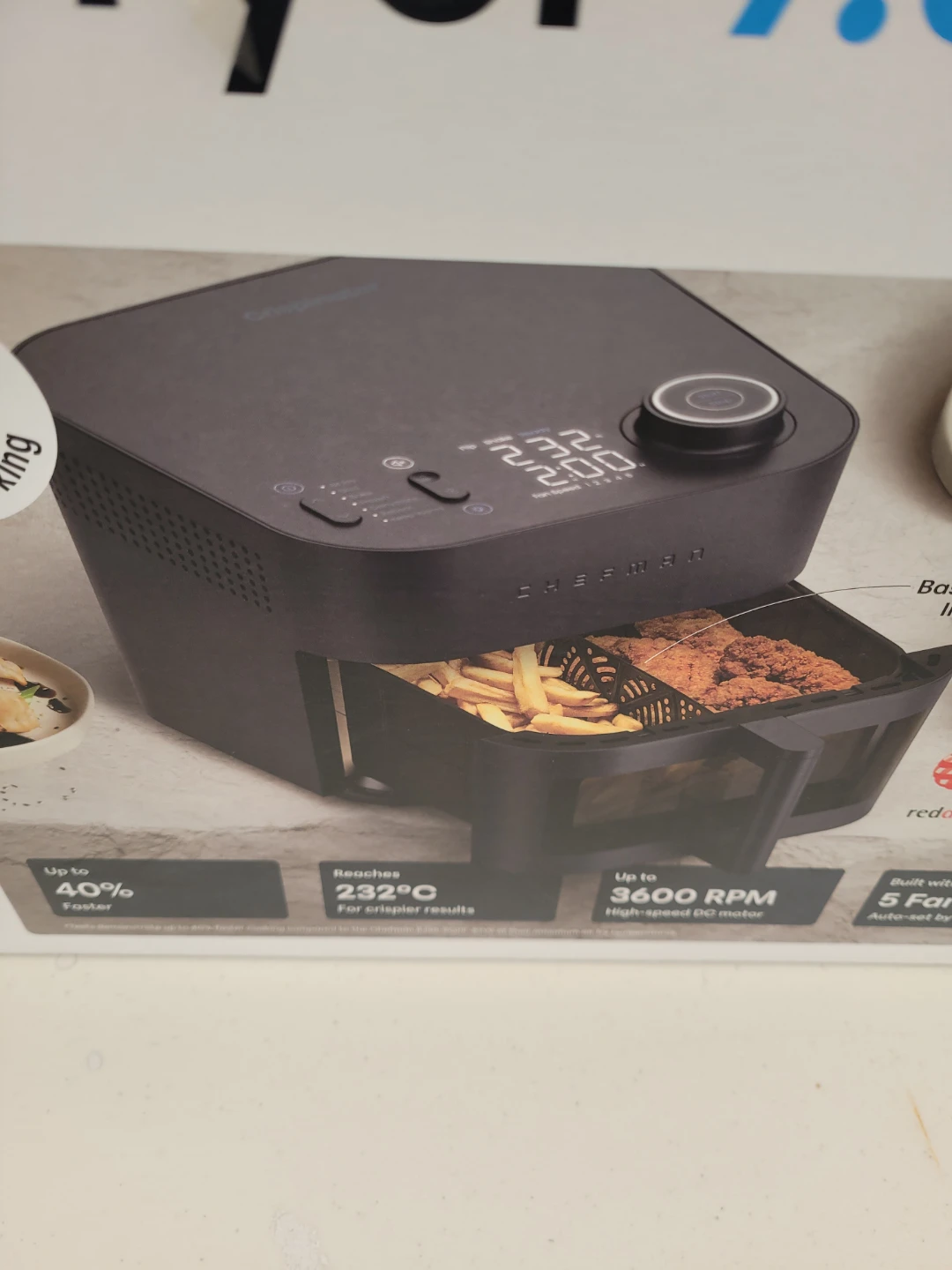 Chefman Crispinator Air Fryer 7.5L / 8-Qt - photo 2