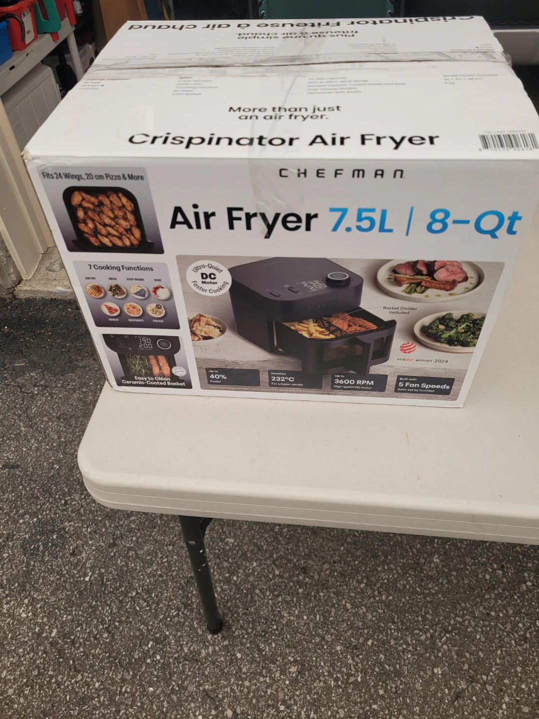 Chefman Crispinator Air Fryer 7.5L / 8-Qt - photo 3