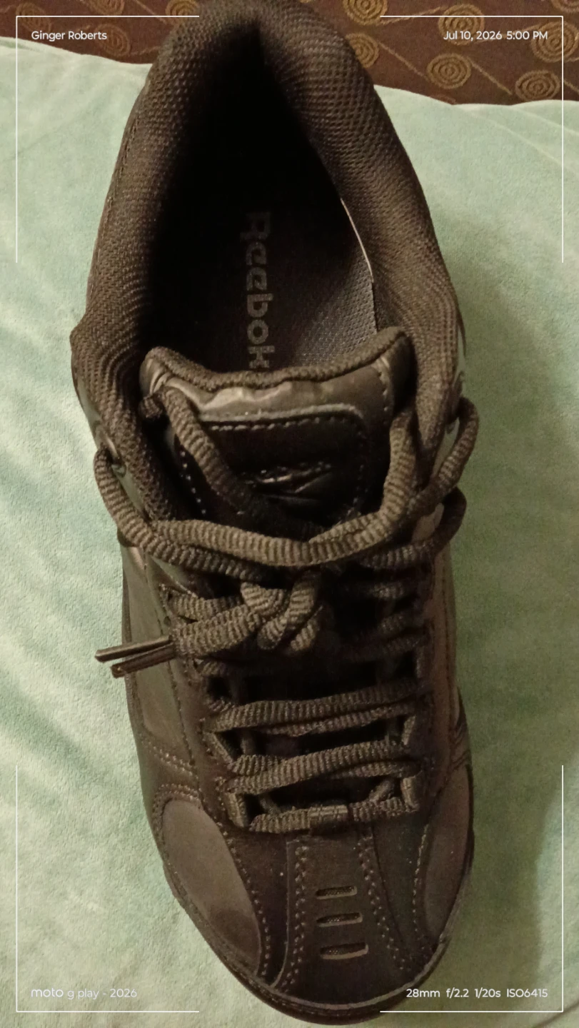 Reebok Black Athletic Shoes - photo 2