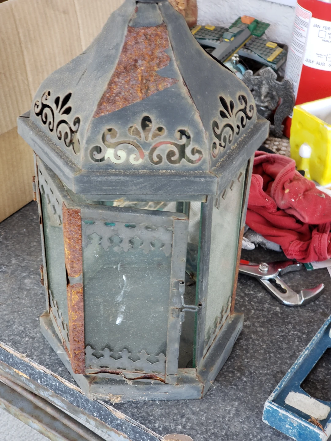 Decorative Lantern with spooky theme