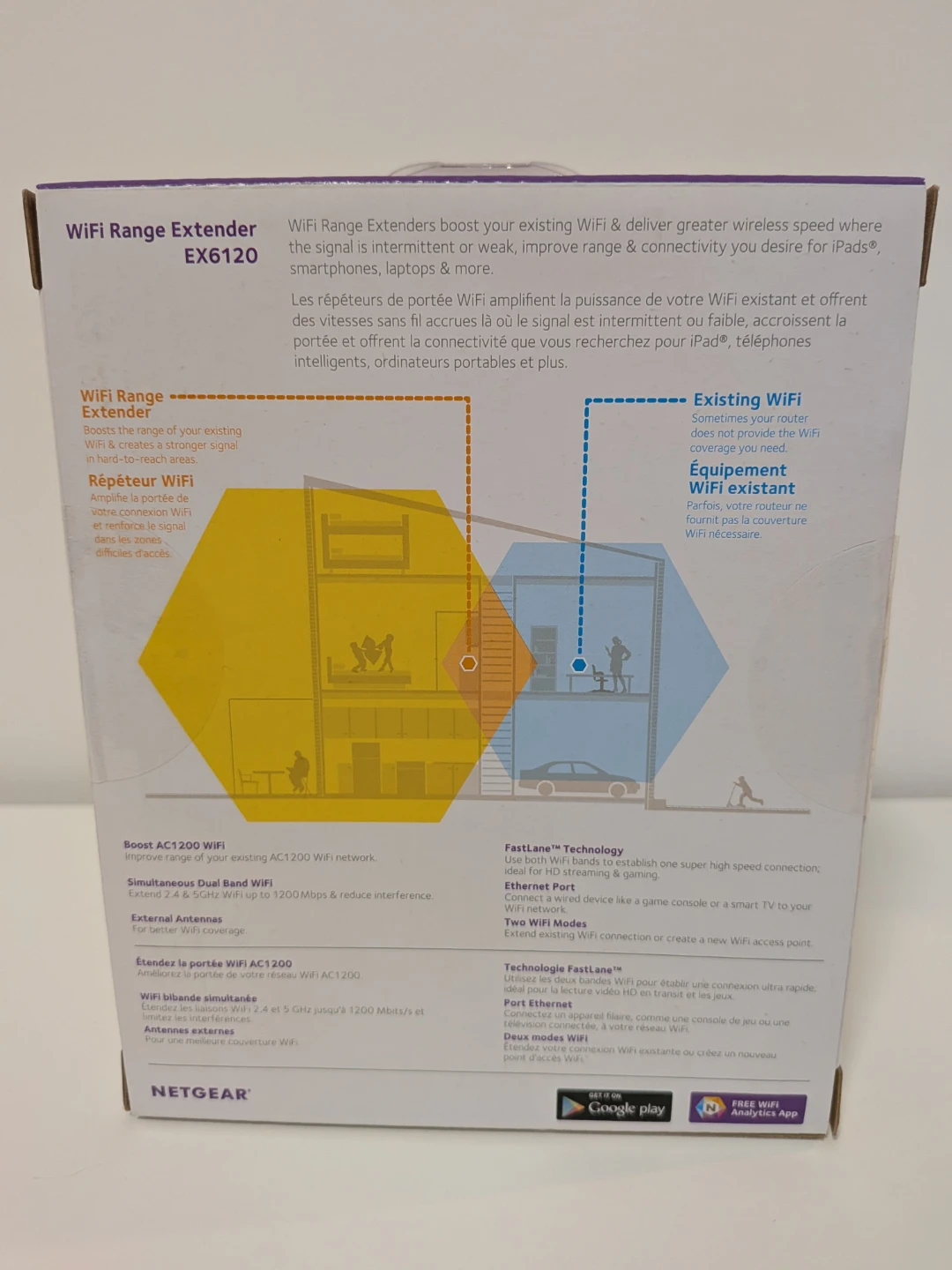 NETGEAR WiFi Range Extender AC1200 EX6120 - photo 3