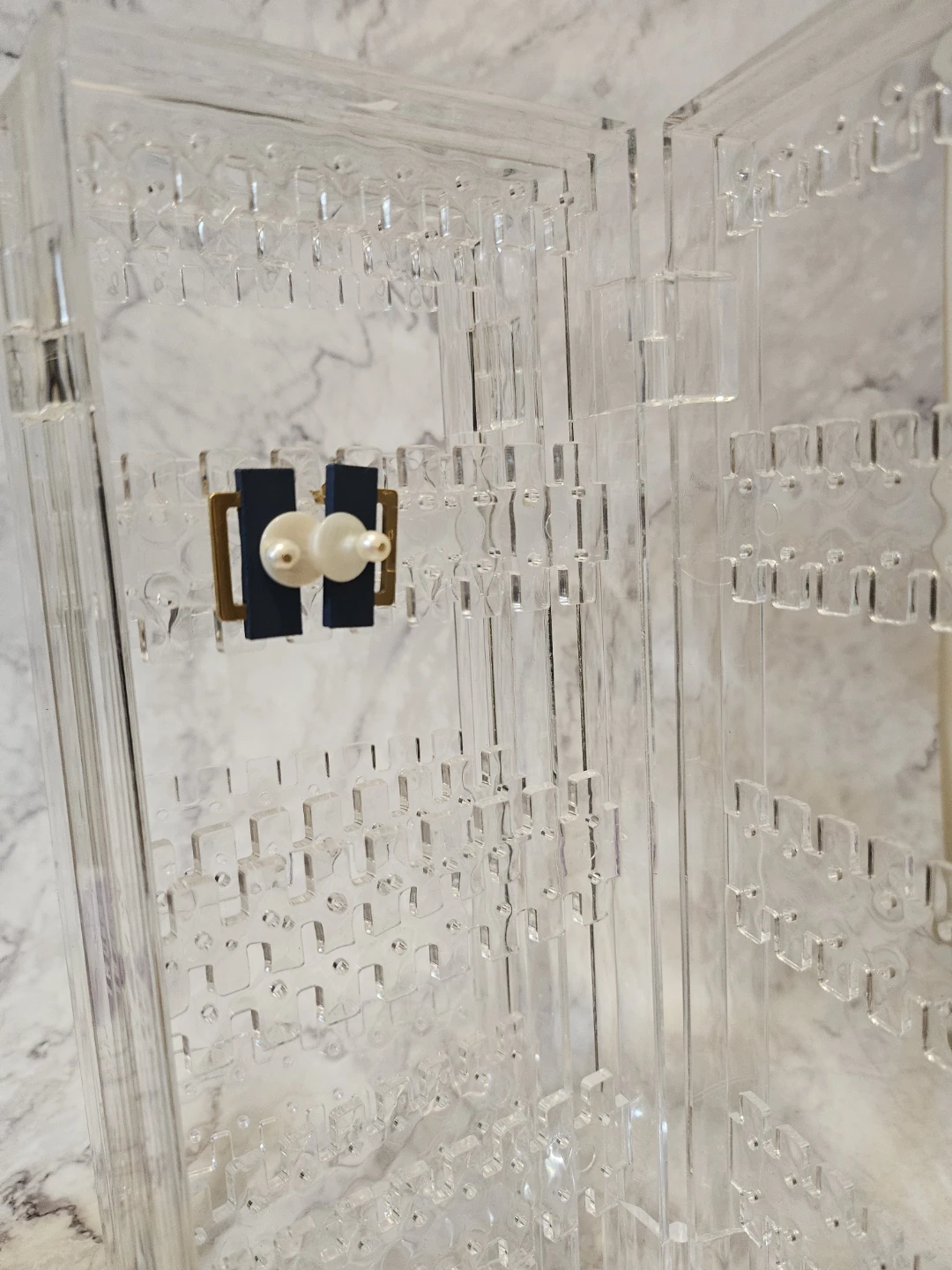 Clear Acrylic Earring Organizer Display Stand - photo 3