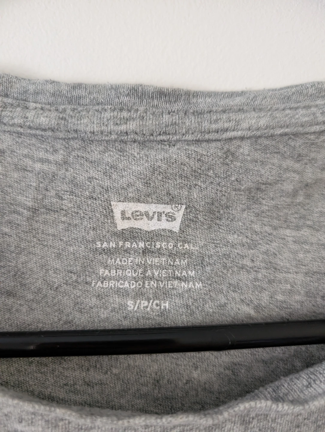 Levi's Grey Cotton T-Shirt 17" ptp comfortable top summer - photo 3