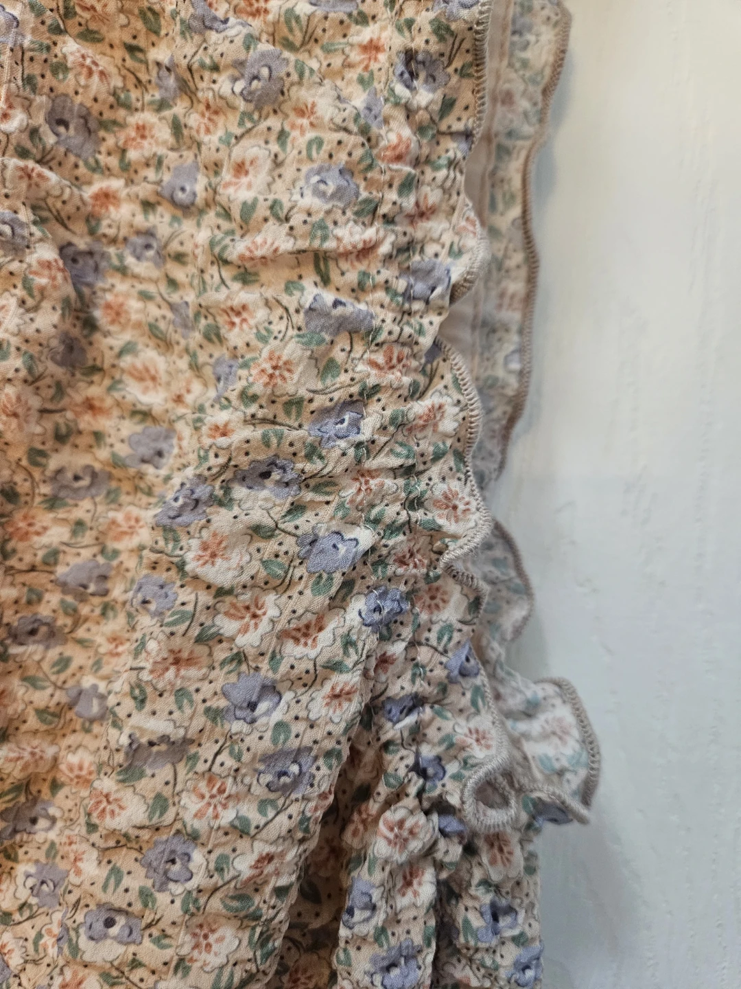 Emory Park Ruched Floral Top ( Size Large ) - photo 3