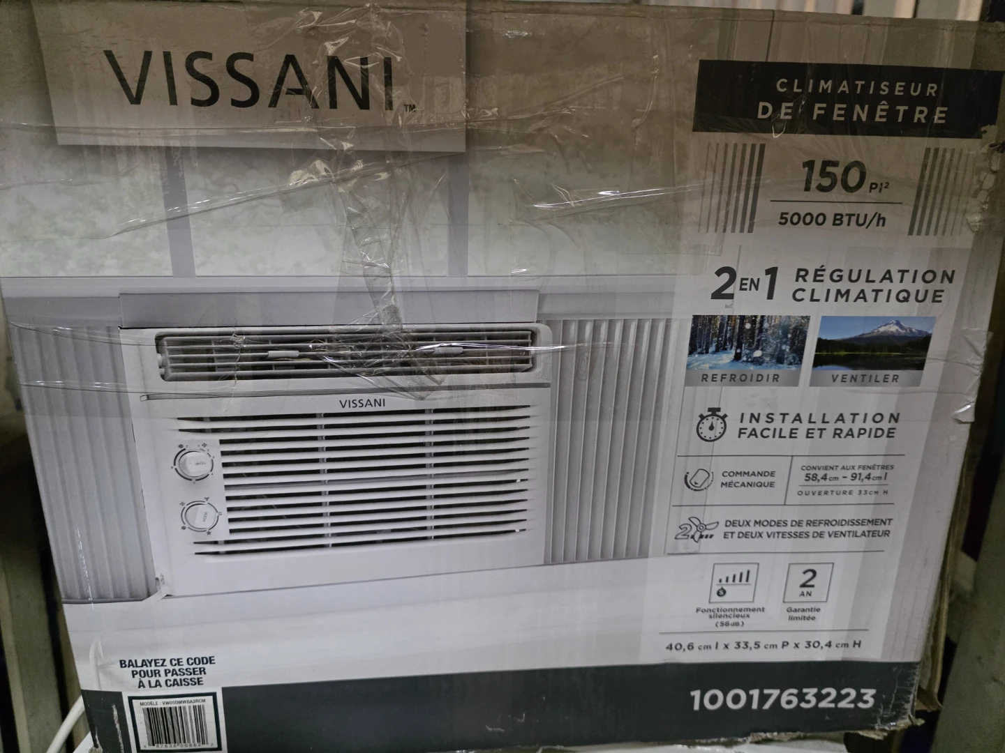 Vissani Window Air Conditioner 5000 BTU - photo 2