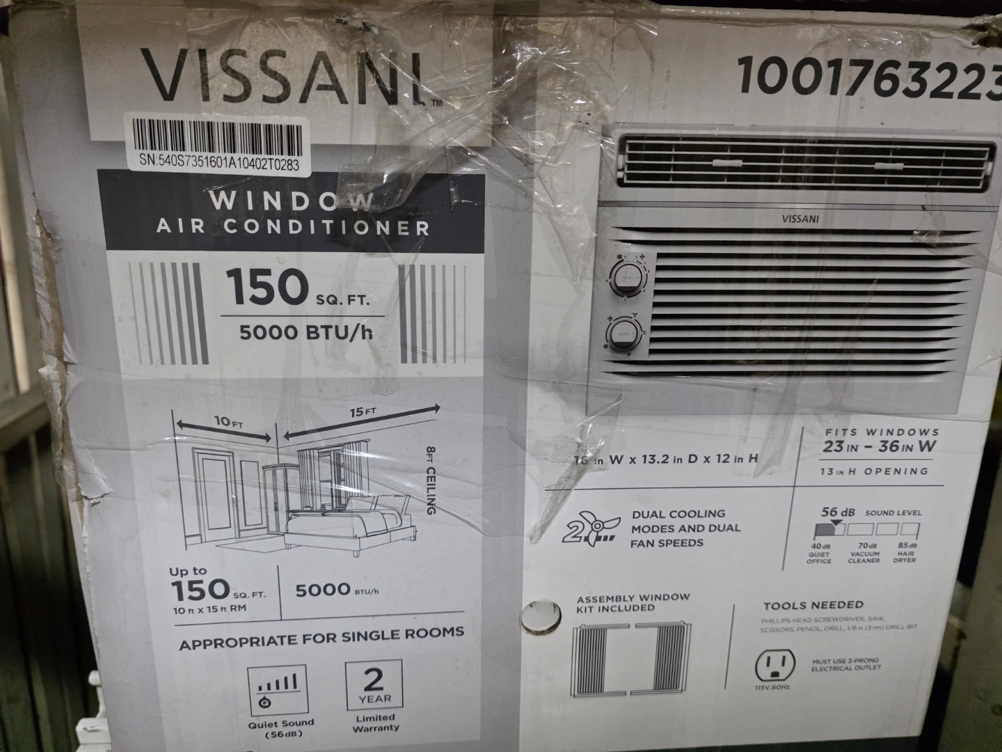 Vissani Window Air Conditioner 5000 BTU - photo 3