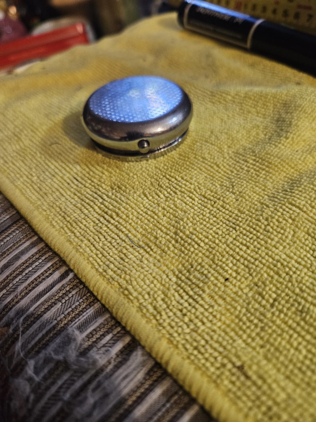 Vintage Round Pill Case - photo 2