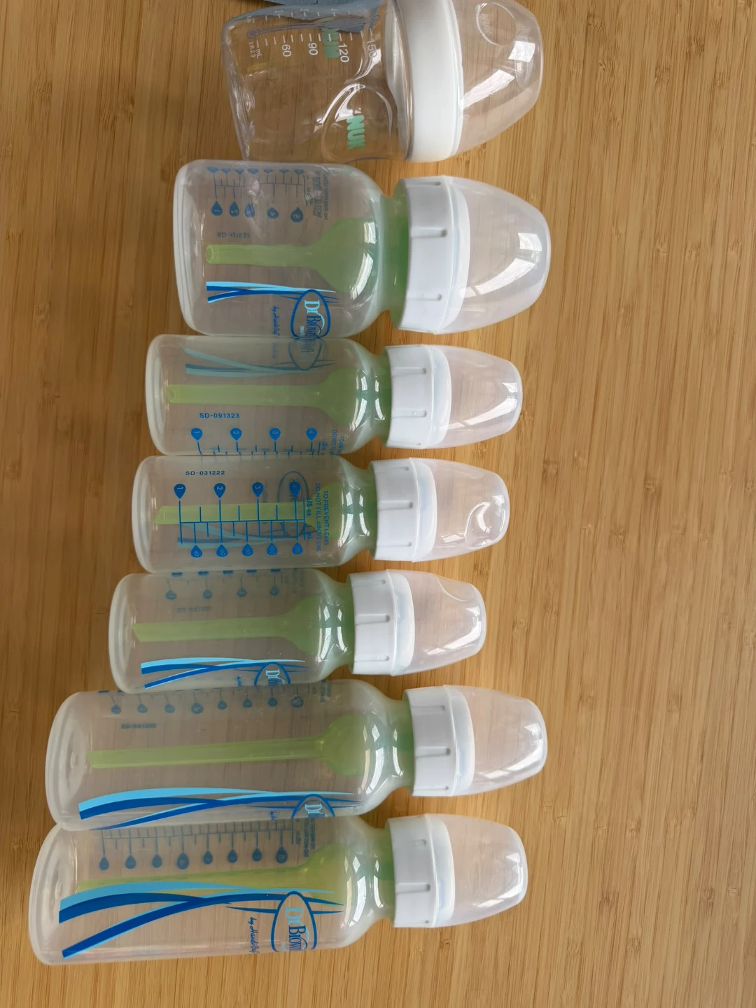 Dr. Brown's Baby Bottles Set + Nuk bottle