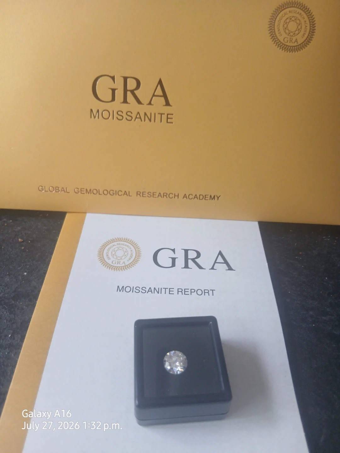 GRA Moissanite Diamond Report