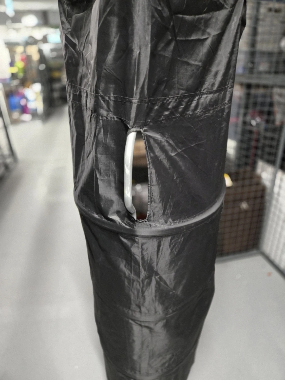 Black Portable Wardrobe Clothes Storage - photo 3