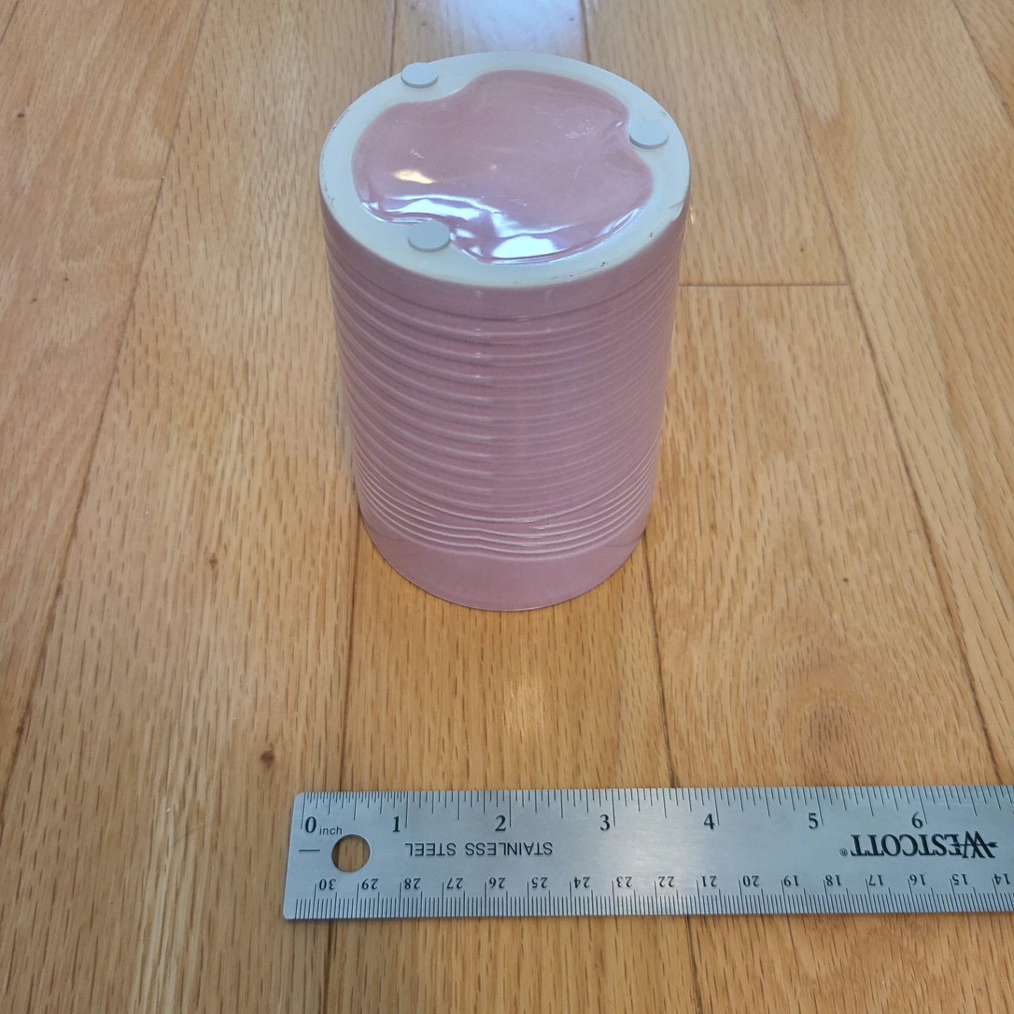 Pink Ceramic Planter Pot #freecycle - photo 2