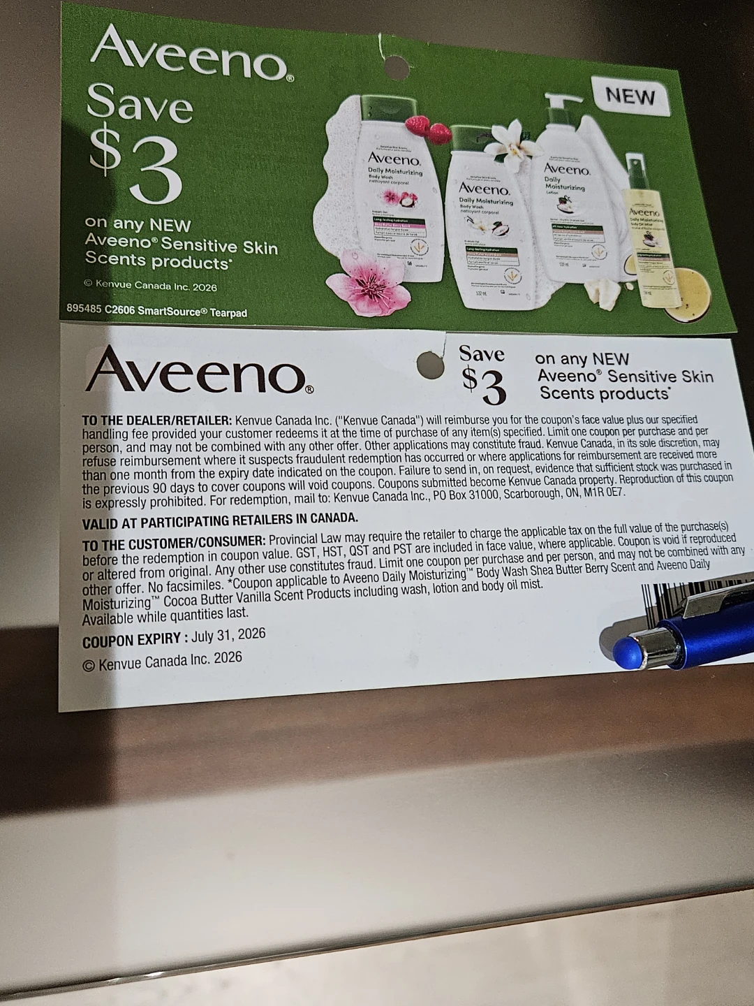 Aveeno $3 off coupons