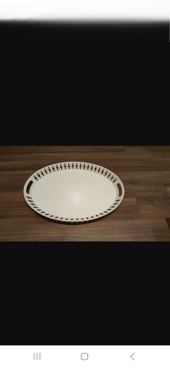 IKEA ROMANTISK White Tray
