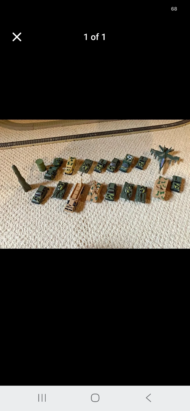 20 Toy Military Vehicle Set. Matchbox/micro machines