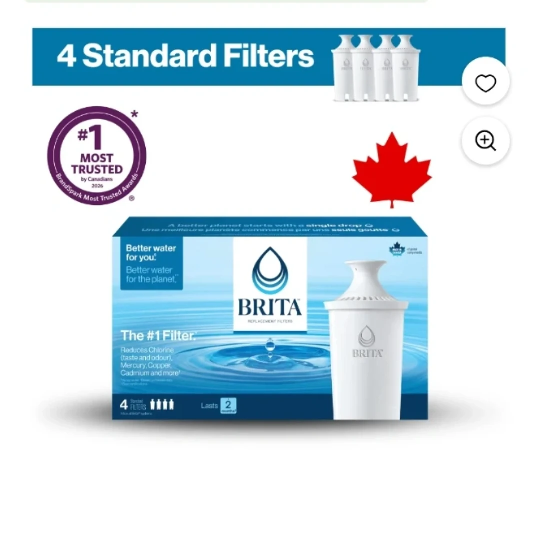 Brita Pitcher Replacement Filters - 4 Count