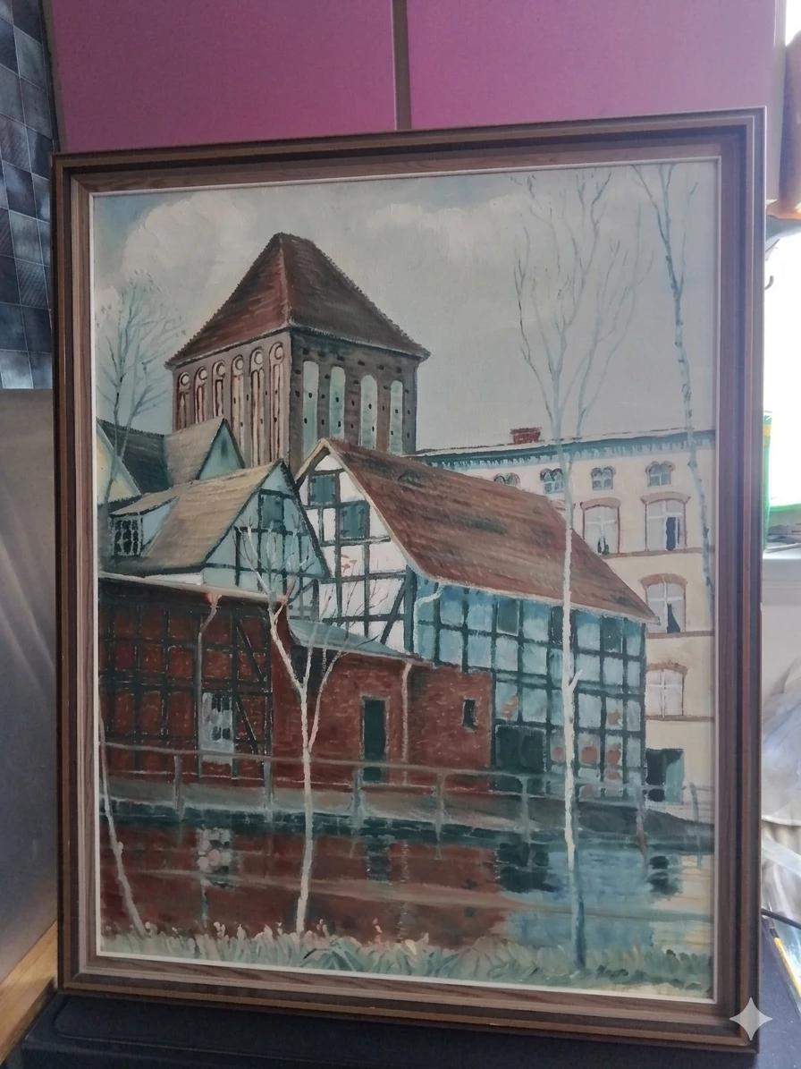Historic Gothic Mühltor & Mill Quarter, Sławno c. 1960s