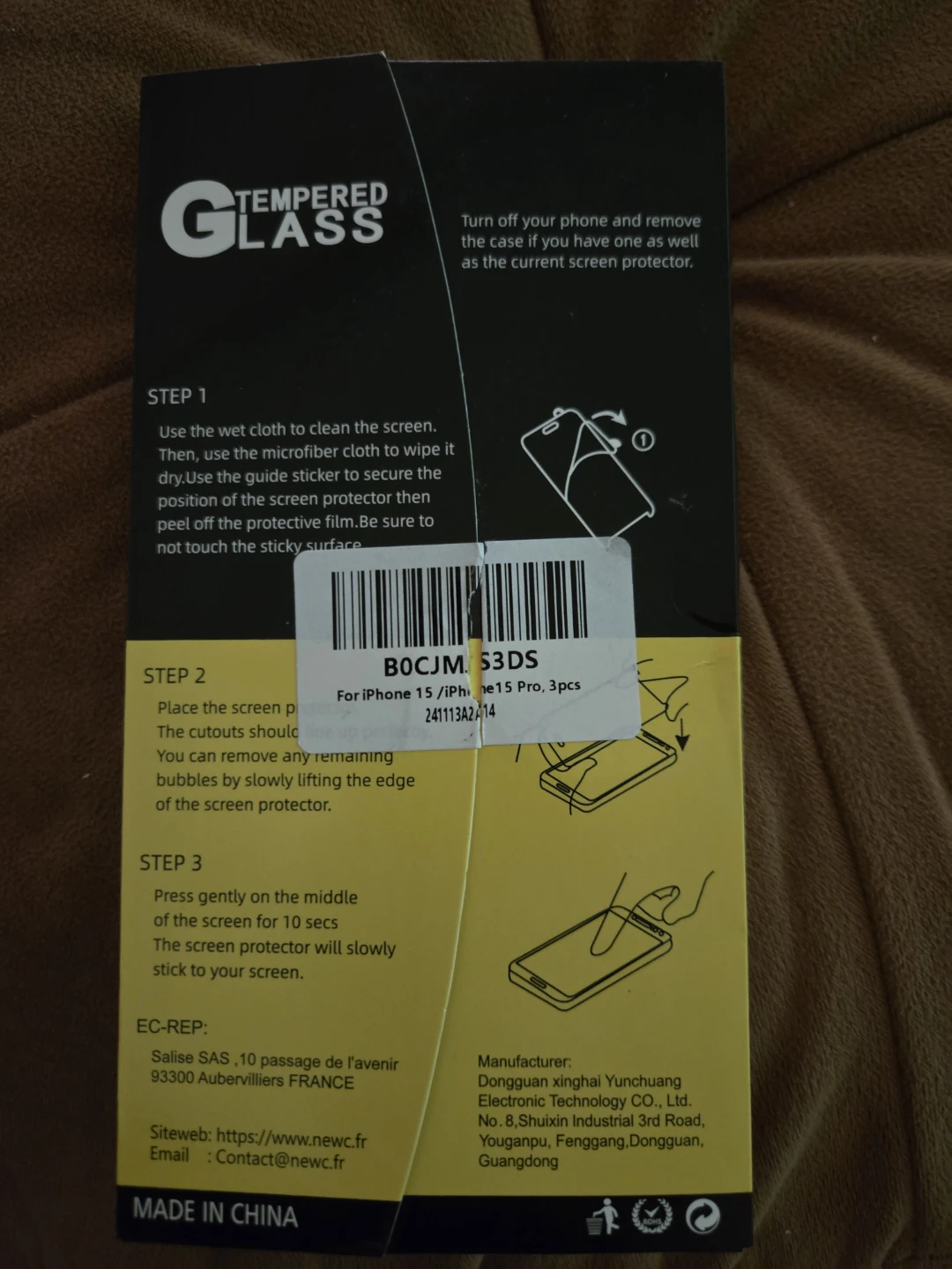 Screen Protector iPhone 15/pro - photo 2