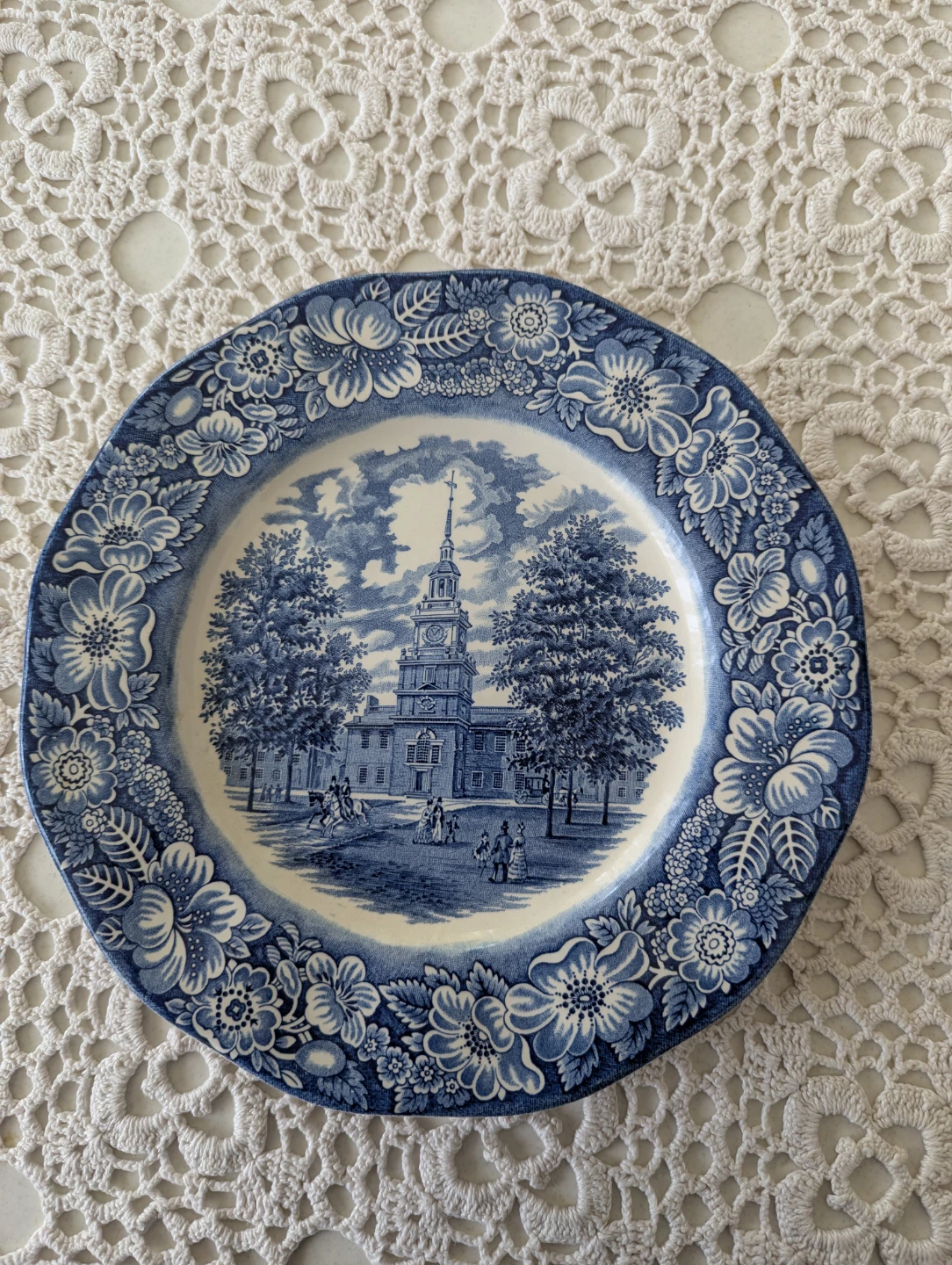 "Liberty Blue" decorative plate