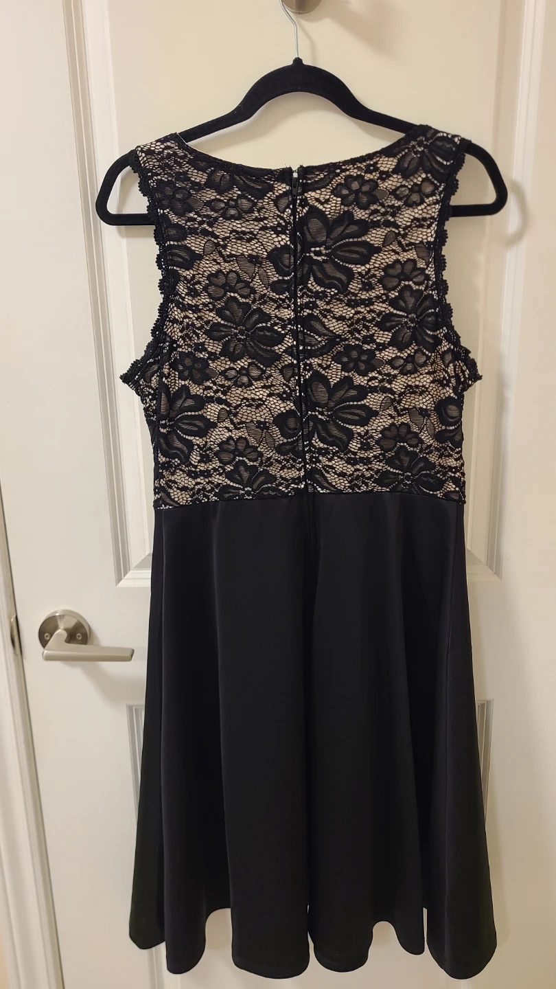 Suzy Shier Lace Bodice Dress Size L - photo 2