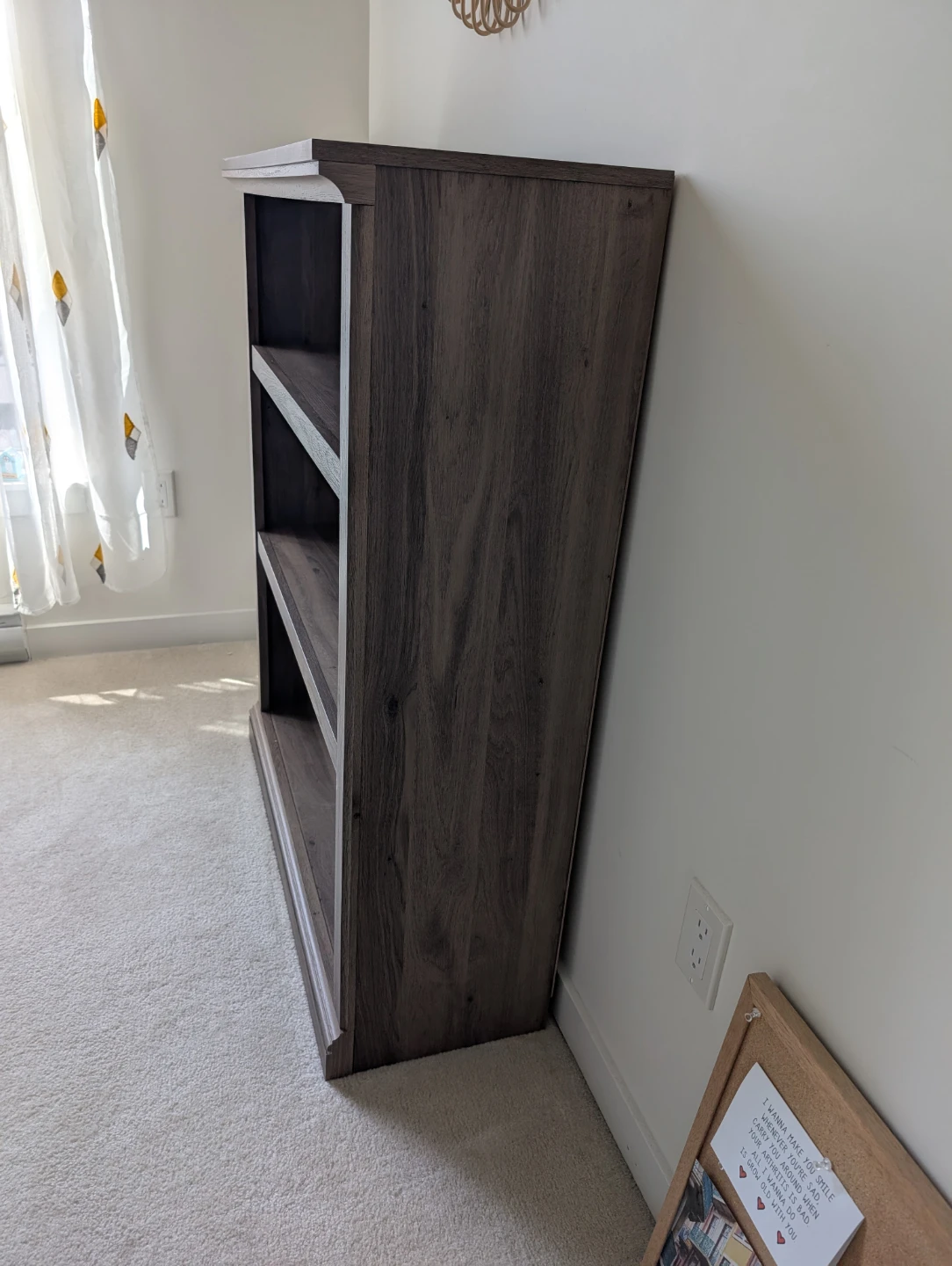 Walnut oak bookshelf - photo 2