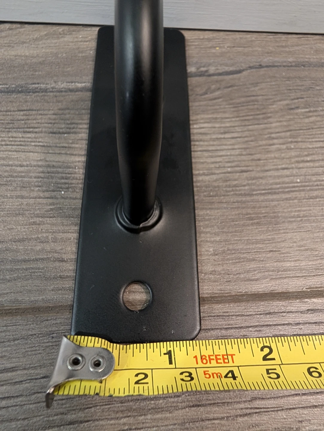 EUC - Black Steel Eye Plate Ceiling U Bolt Hook - photo 3