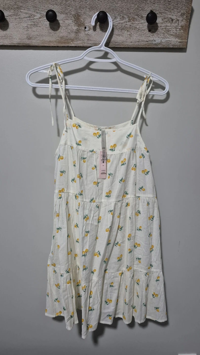 Victoria's Secret Lemon Print Dress