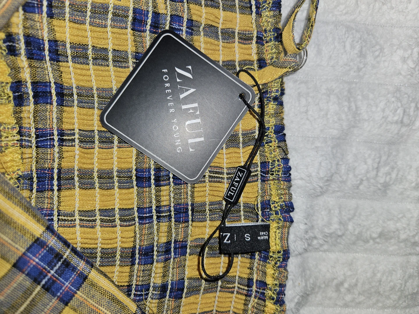 Zaful Plaid Crop Top and Skirt Set - photo 3
