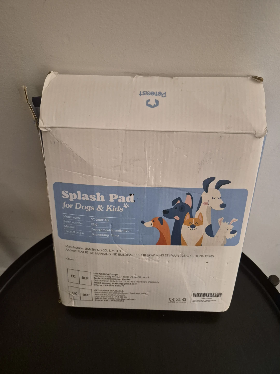 Peteast Splash Pad for Dogs & Kids - 67 Inch Blue - photo 3