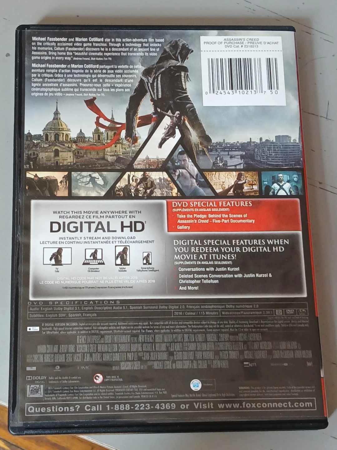 Assassin's Creed DVD + Digital HD - photo 3