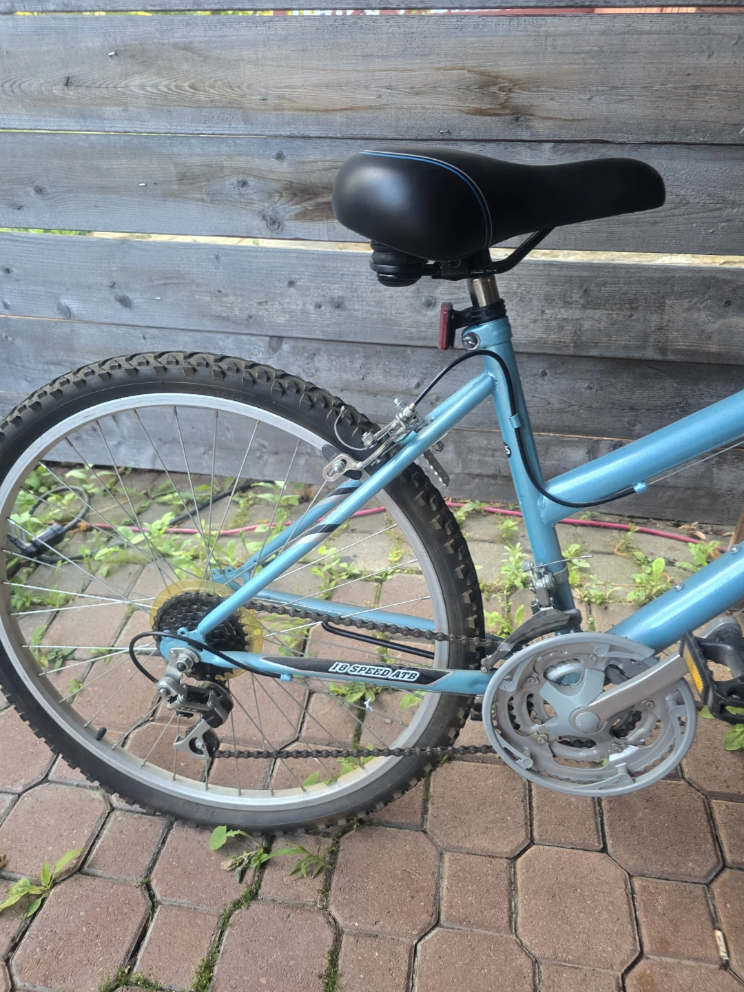 Blue Trail Blaster 10-Speed Bicycle with Basket - photo 2