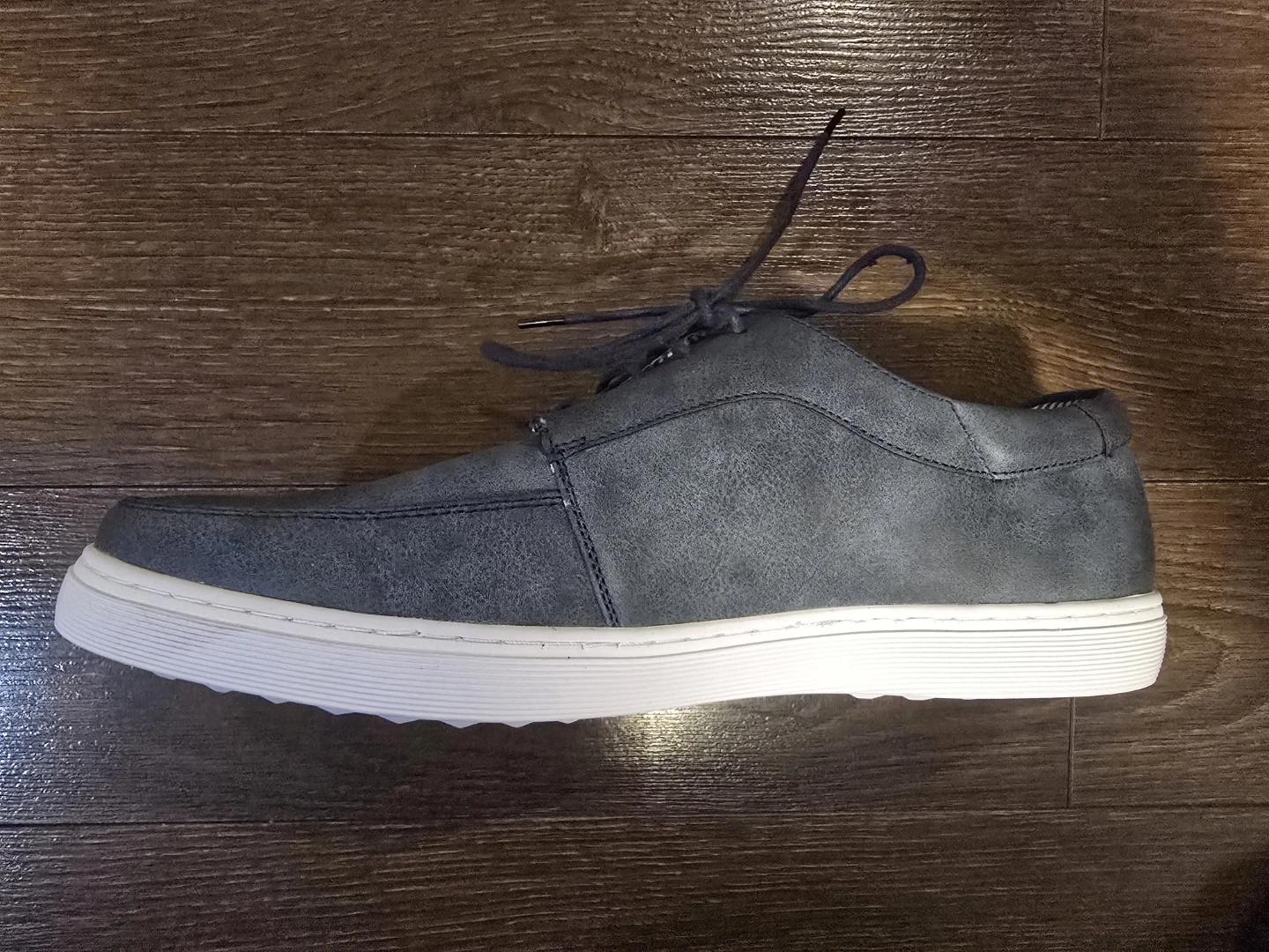 B&I by Softmoc navy suede lace-up sneakers for men's - photo 2