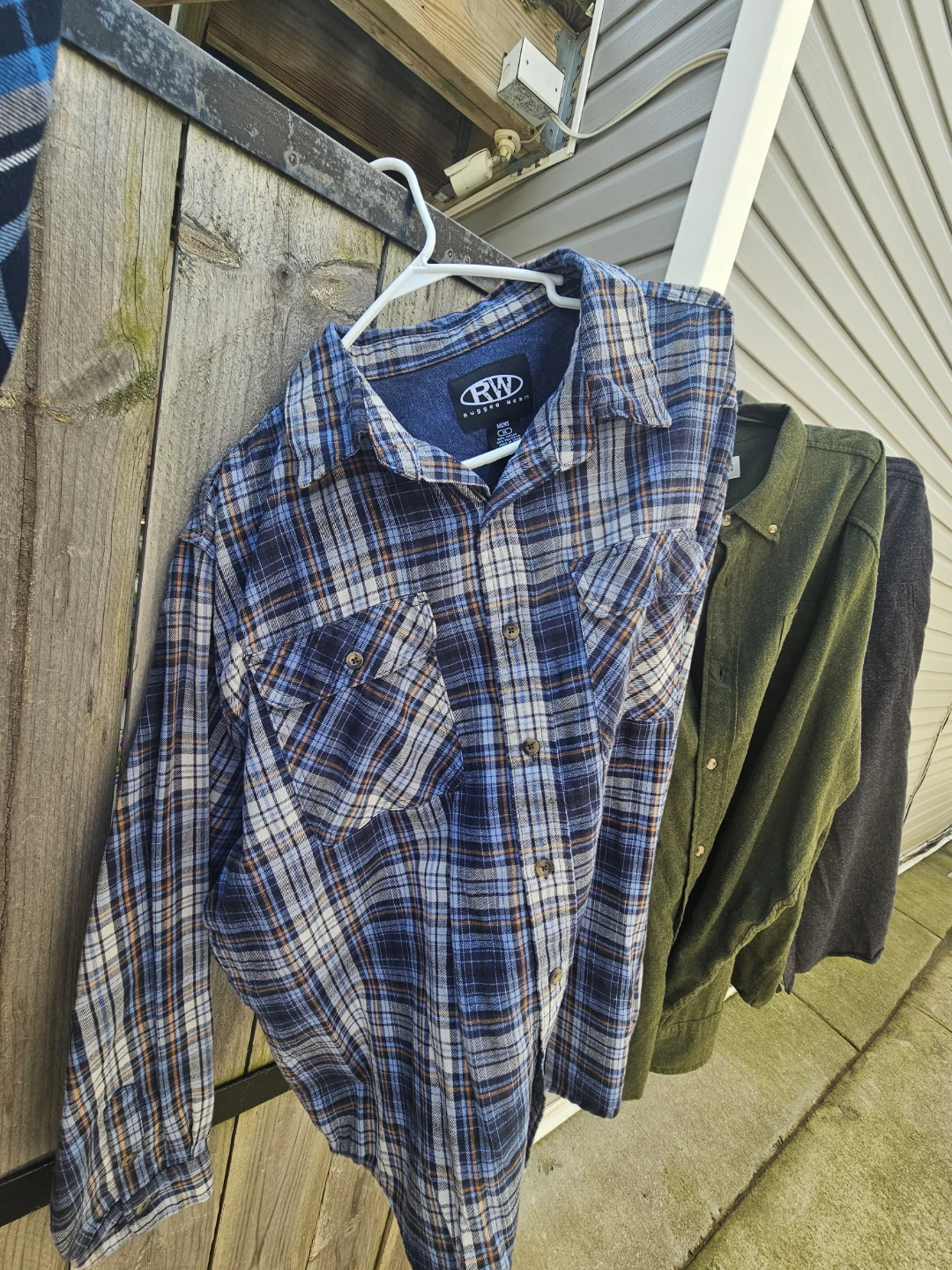 RW Rugged Wear Men's Flannel Shirt