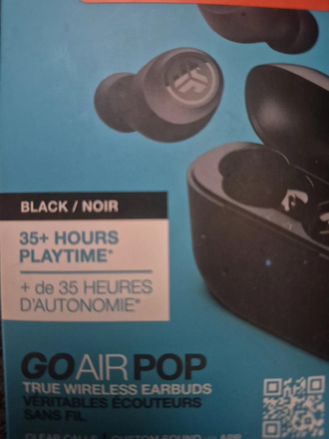 JLab Go Air Pop True Wireless Earbuds - Black