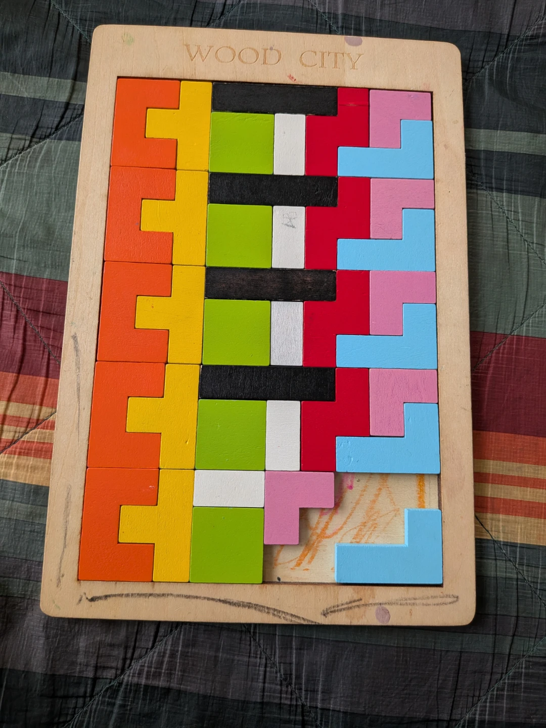 Wooden Puzzle Sets ( some missing pieces but works well) - photo 5