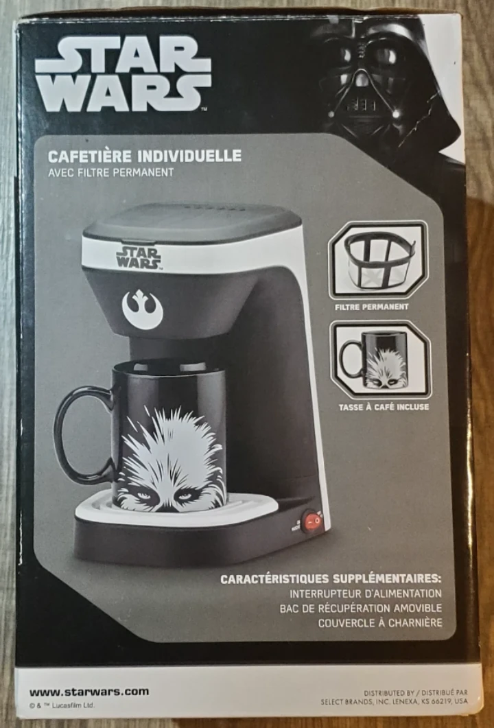 🔥New Star Wars "Chewie" Chewbacca Coffee Maker + 12oz Mug Set - photo 5