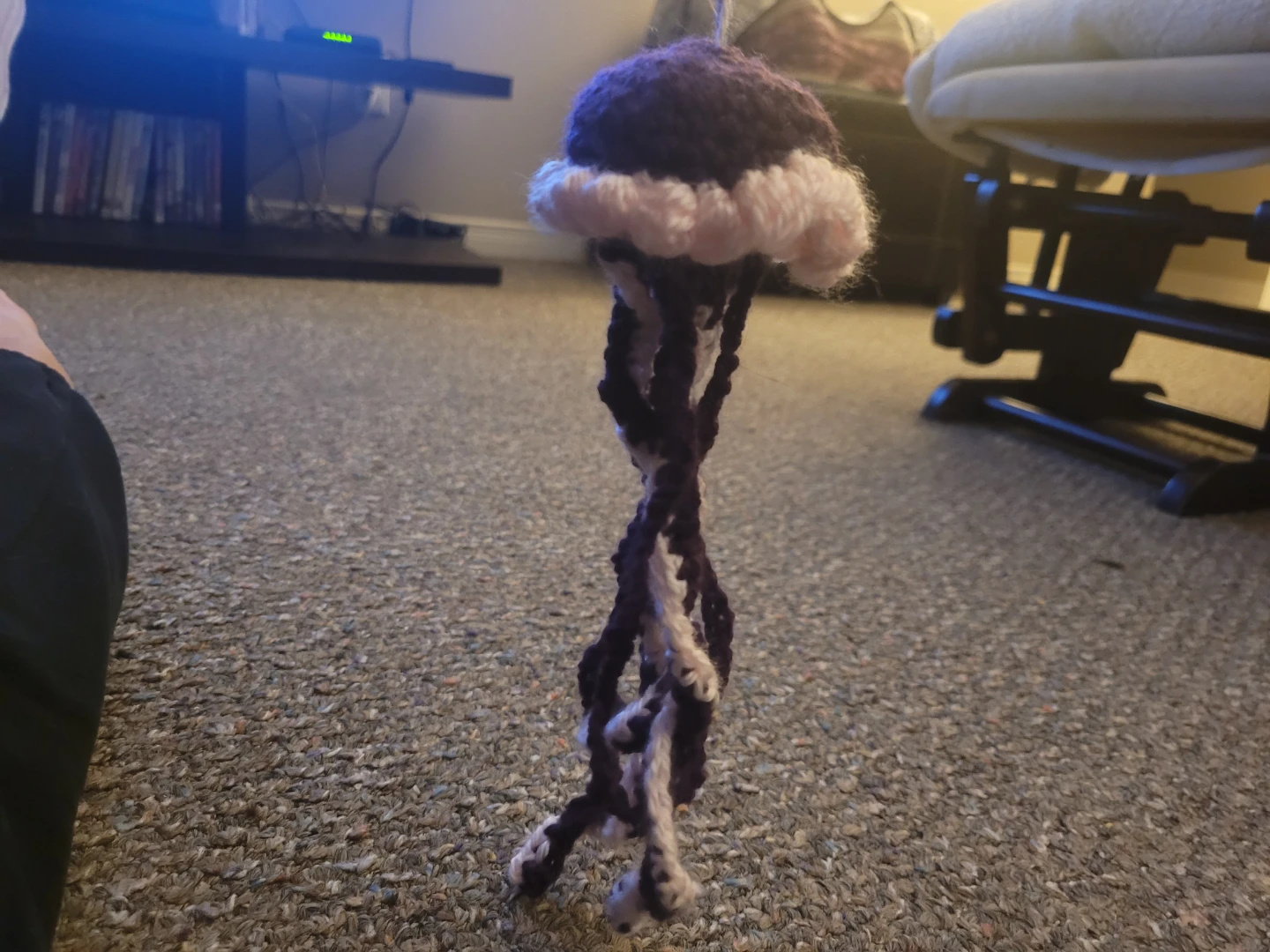 Handmade Crochet Jellyfish Charm