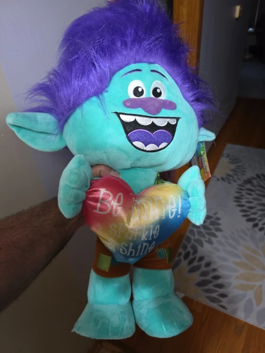 Trolls Branch Valentine's Greeter Plush Toy