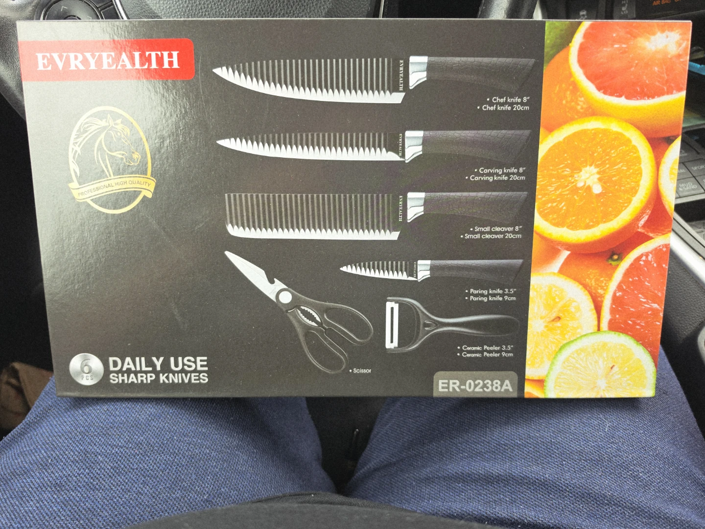 ❤️ 6 Piece Daily Use Sharp Knife Set - photo 2