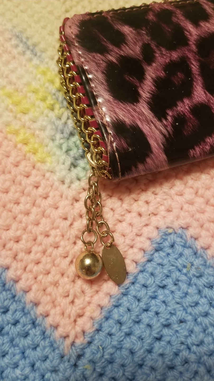 Pink Leopard Print Zip-Around Wallet - photo 3