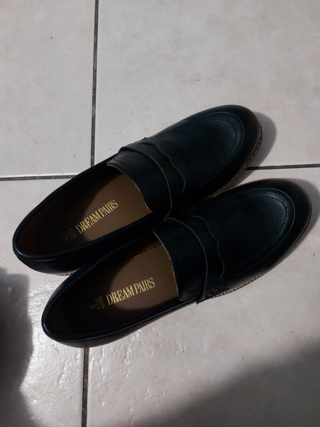 Dream Pairs Black Loafers