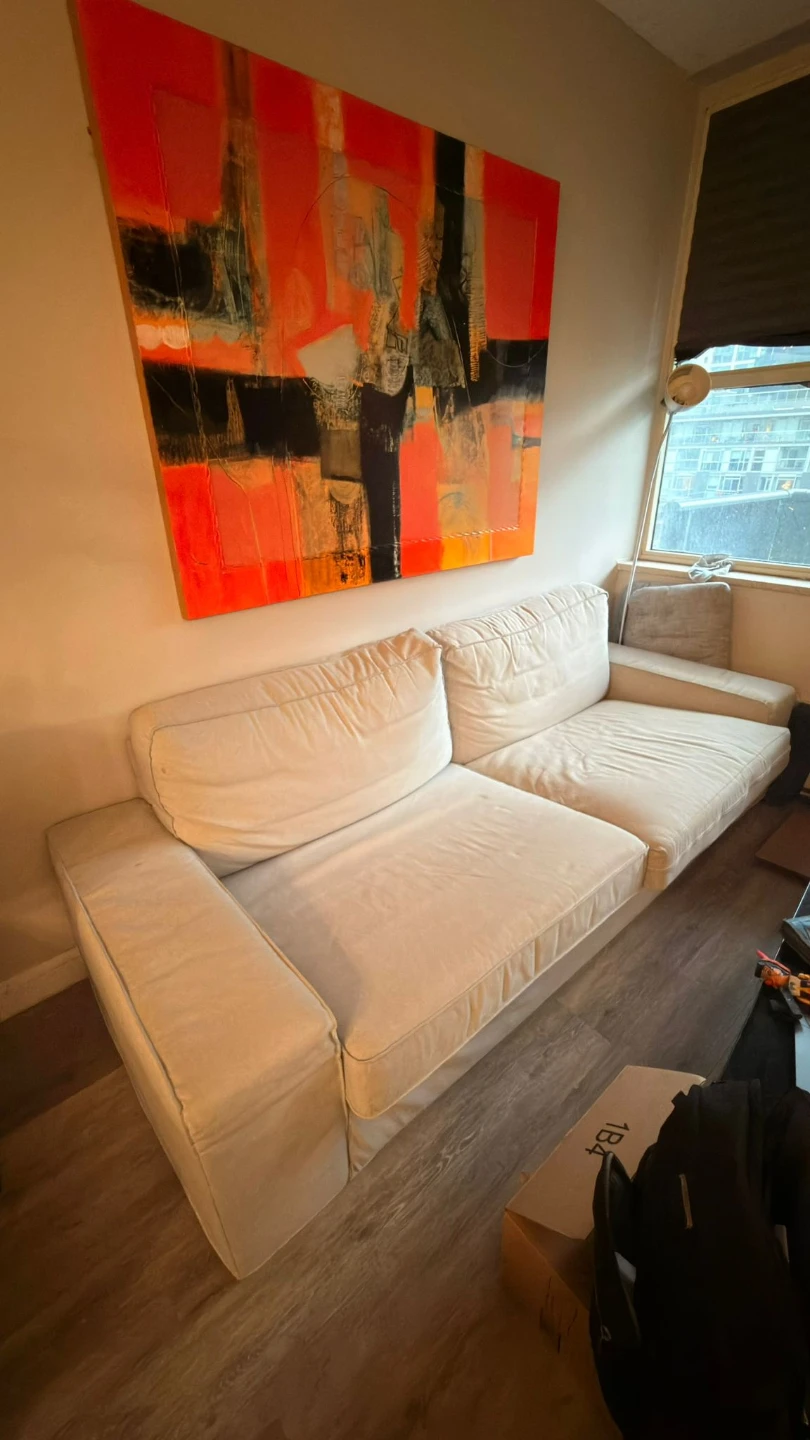 Ikea Light Beige Sectional Sofa - photo 3
