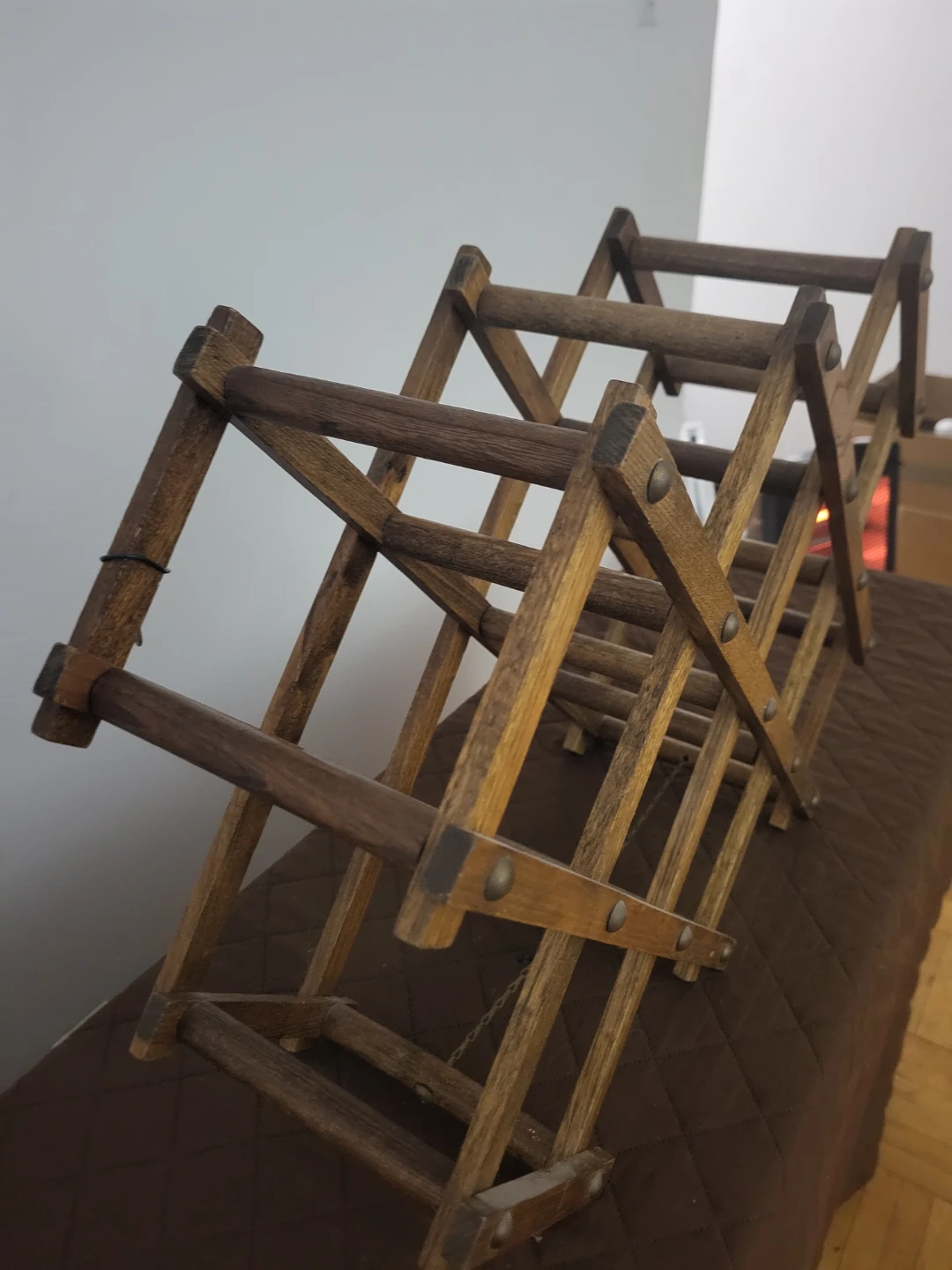 Wooden Folding Wine Rack - photo 2