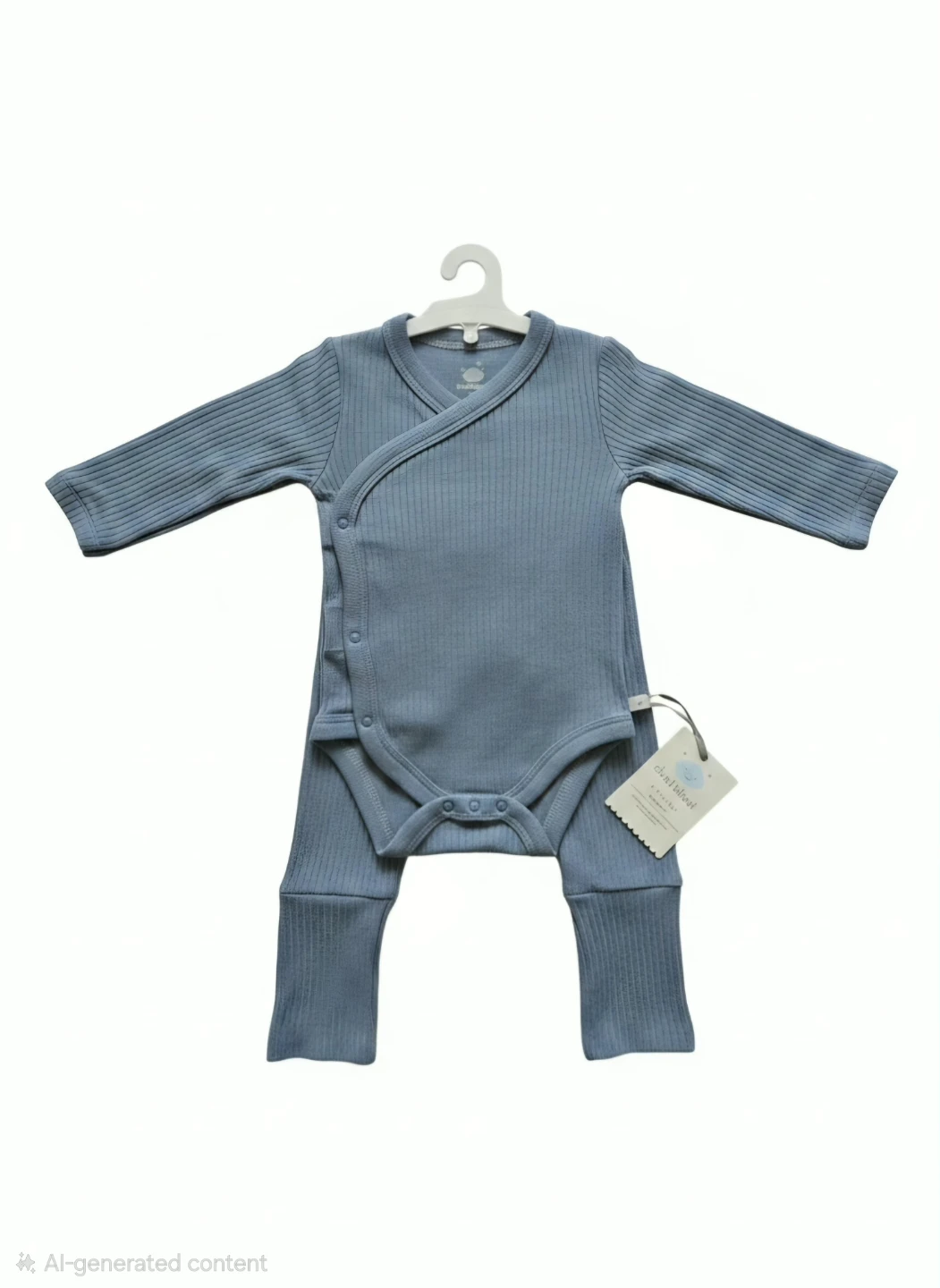 Little Dutch Ribbed Romper and Leggings Set